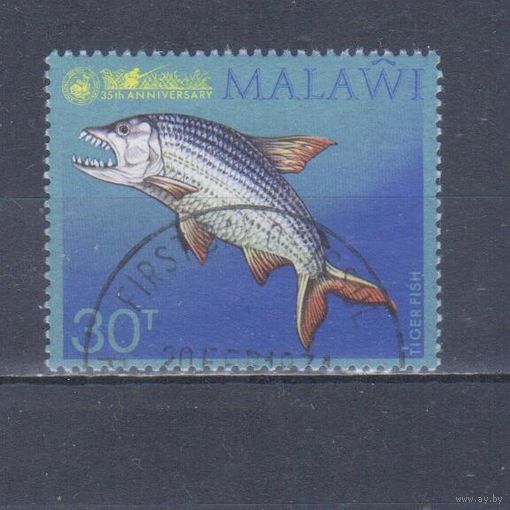 [517] Малави 1974. Фауна.Рыба. Концовка серии.Гашеная марка.