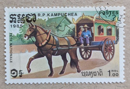 Камбоджа. 1985. Повозка