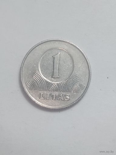 Литва  1 лит 2008 года