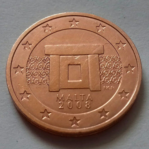 5 евроцентов, Мальта 2008 г.