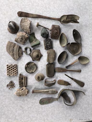 Копанина ложки пряжки и др. Старт 10 руб