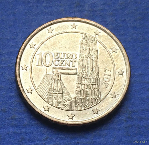 Австрия 10 евроцентов 2017