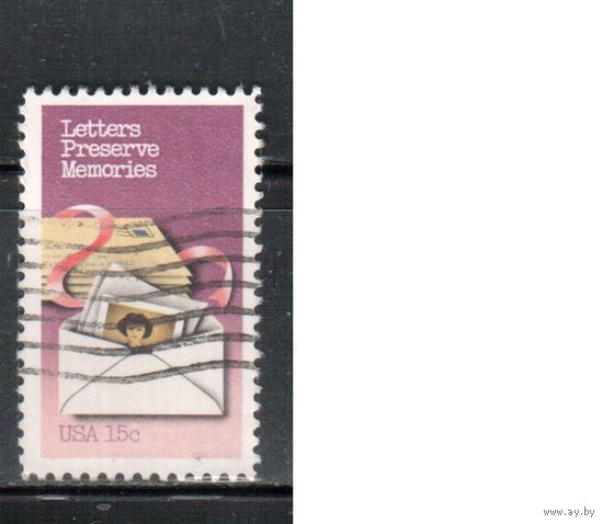 США-1980, (Мих.1421) , гаш. , Письма,