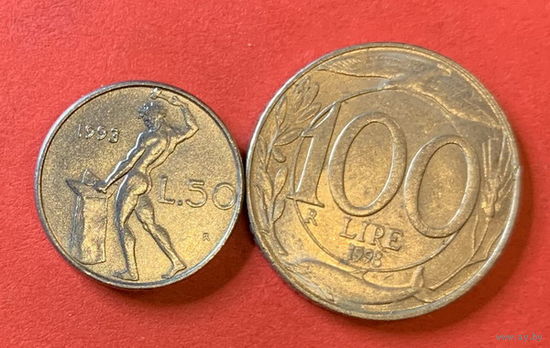 Италия 2 монеты