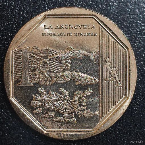 Перу 1 соль 2013 г. "Природные ресурсы" - Анчоус, UNC