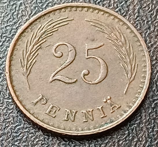 Финляндия 25 пенни, 1941   ( 1-8-4 )