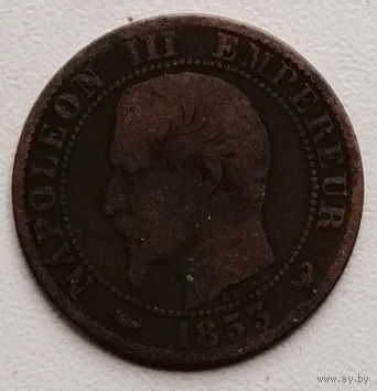 Франция 5 сантим 1853