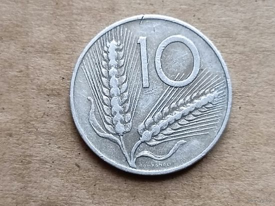 Италия 10 лир, 1951г. (D-107)