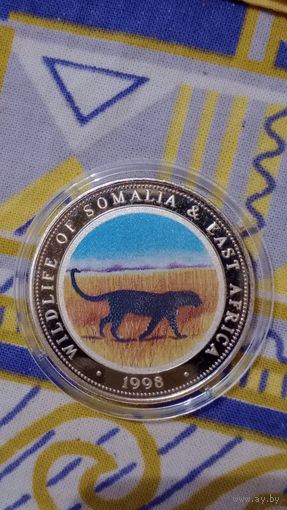Сомали 25 шиллингов 1998 леопард