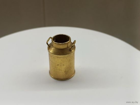 Бронзовая миниатюра ГДР. Бидон.