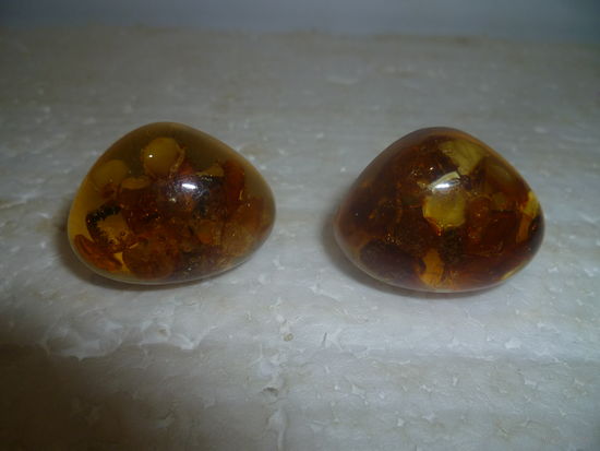 Большие Янтарные Запонки СССР