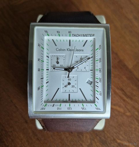 Часы (хронограф) Calvin Klein кварцевый.