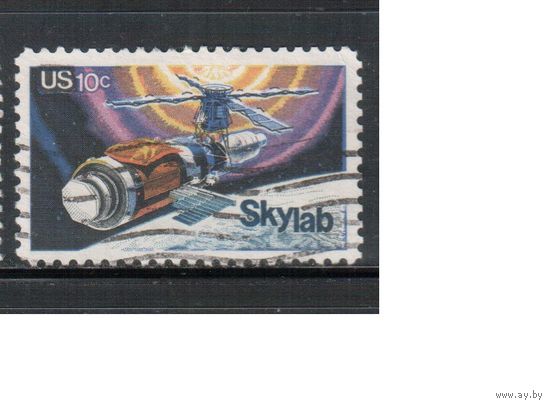 США-1974, (Мих.1136) , гаш. , Космос (одиночка)