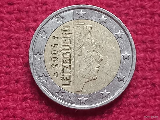 Люксембург 2 евро 2004 г.