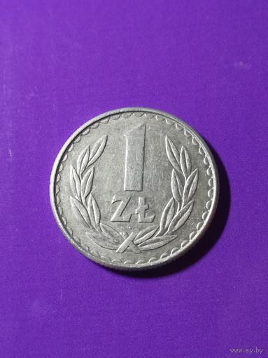 1 злотый 1986 г