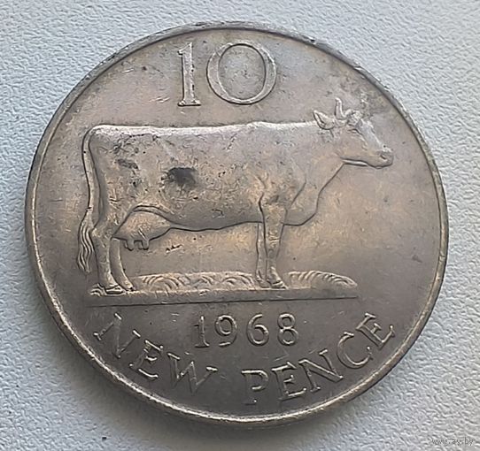 Гернси 10 Пенсов, 1968  5-9-6