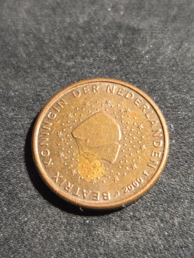 Нидерланды 1 евроцент 2000