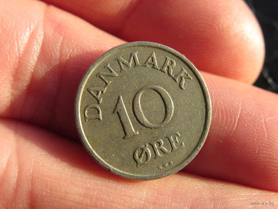 Дания. 10 эре.1954. С 20 копеек. Распродажа коллекции. Смотрите другие лоты.