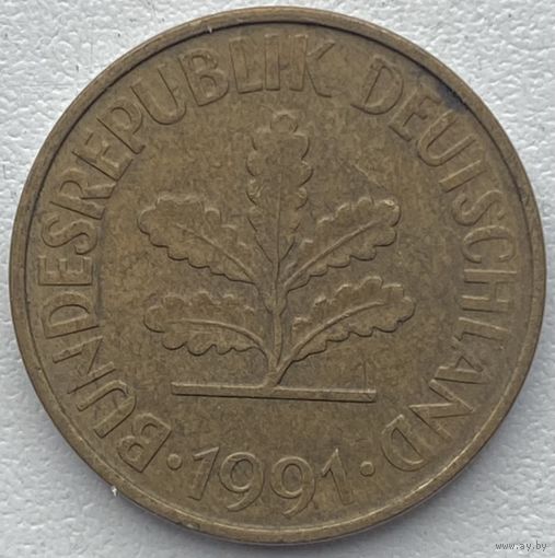 Германия 10 пфеннигов 1991 г. A