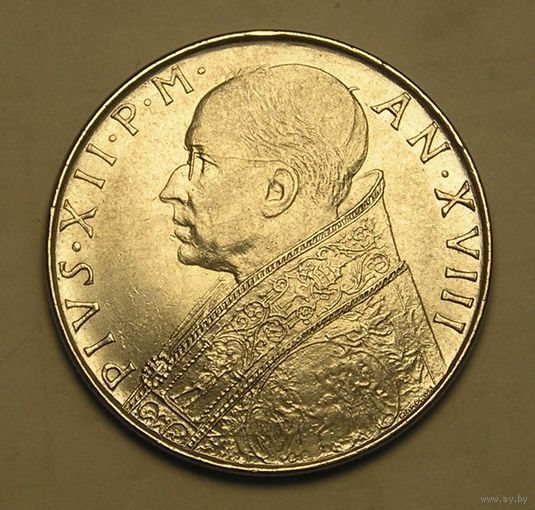 Ватикан 100 Лир 1956 PIUS XII