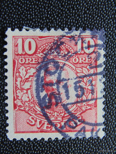 Швеция 1910 г. Король Густав V.