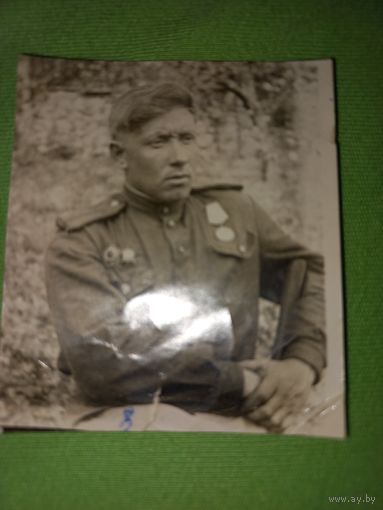 Фото лейтенант награды знак отличный сапер(А29)
