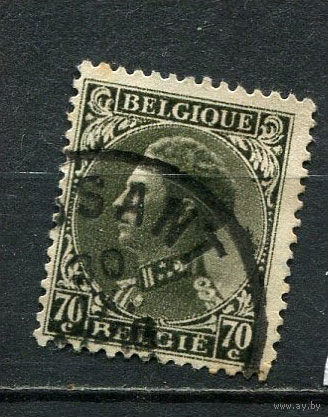 Бельгия - 1934 - Король Леопольд III 70С - (есть тонкое место) - [Mi.393] - 1 марка. Гашеная.  (Лот 11HN)-T2P16