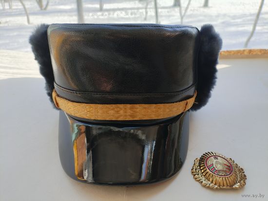Шапка зимняя МВД РБ. ЗАО СоцИнвестМех и К г. Минск, размер 58