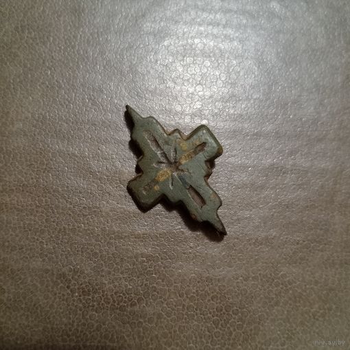 Нательный крестик часть Энколпиона с целыми ушками