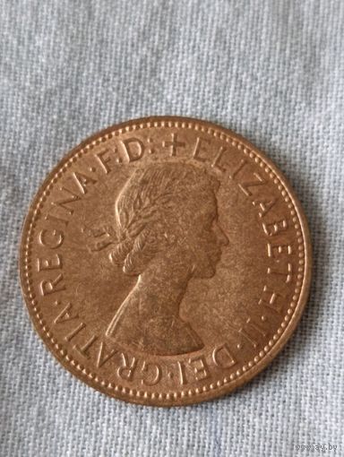 Великобритания. 1 пенни 1967 года. (4)