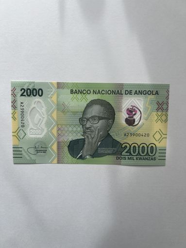 Ангола. 2000 кванза. 2020 год. А23900420. UNC