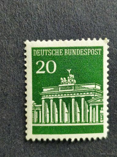 Германия 1966. Бранденбургские ворота, Берлин.