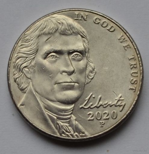 США, 5 центов 2020 г. Р