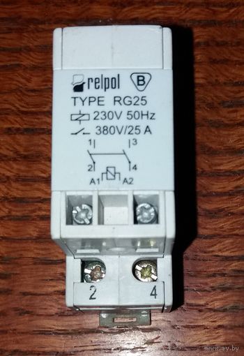 Реле модульное RG-25 контактор