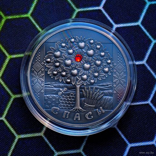 Серебряная монета "Спасы" (Спасы), 2009. 20 рублей