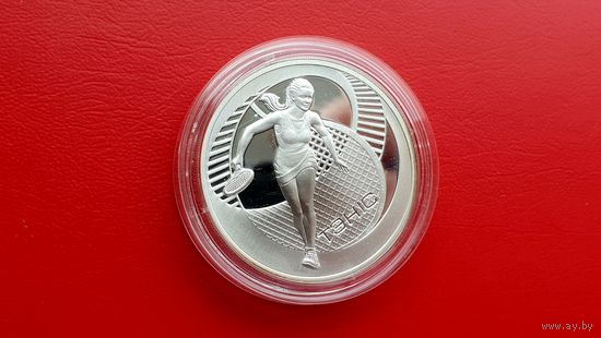 Теннис - Тенис 20 Рублей 2005 год - Серебро.