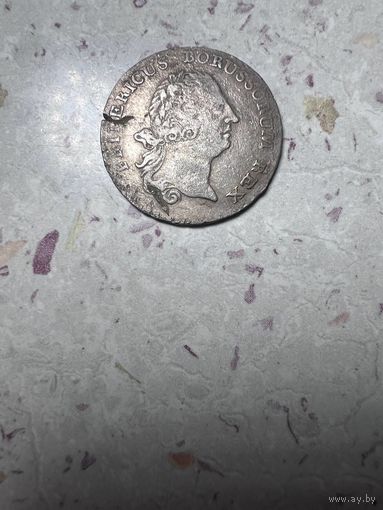 1/12 талера 1864 года А. Пруссия.