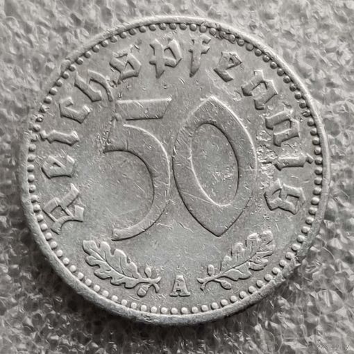 Германия - Третий рейх 50 рейхспфеннигов  1935 г.
