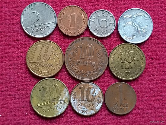 Лот монет Мира