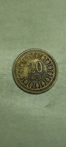Тунис 20 милим 1960