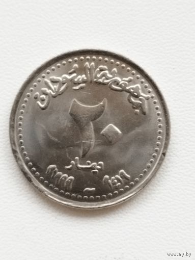 Судан 20 динаров 1999 г