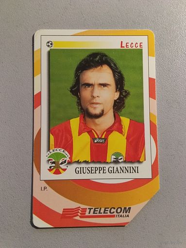 Телефонная карта. Футбол. Италия