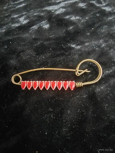 Булавка СССР сердечки