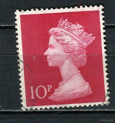 Великобритания - 1970/1973 - Корлева Елизавета II 10P - [Mi.549] - 1 марка. Гашеная.  (Лот 19Gk)-T2P44