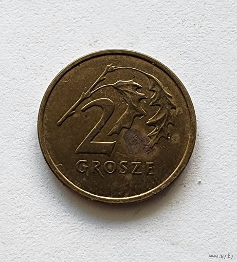 Польша 2 гроша 2003