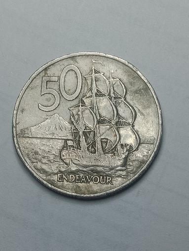 Новая Зеландия 50 центов 1976 года .