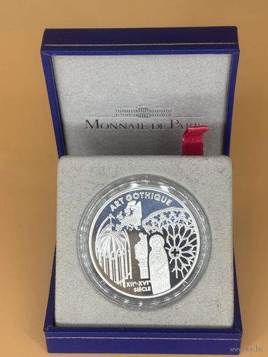 Монета серебро 6.55957 франка  1999 с РУБЛЯ