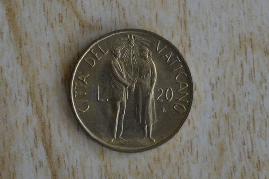 Ватикан 20 лир 1982