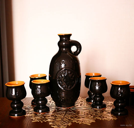 Набор: кувшин с бокалами СССР