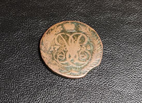 Россия, 2 копейки 1758 год (Елизавета), "выкус"